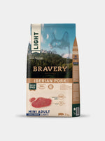 Alimento-para-perro-Light--Adulto-Razas-Pequeñas-de-Cerdo-Ibérico-7kg-Bravery