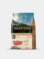 Alimento-para-perro-Adulto-Razas-grandes/Medianas-de-Cerdo-Ibérico-12kg-Bravery