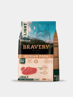 Alimento-para-perro-Light-Adulto-Razas-grandes/Medianas-de-Cerdo-Ibérico-12kg-Bravery