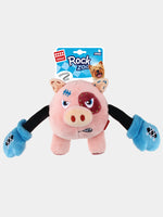 Juguete-de-peluche-de-cerdo-para-perro-Rock-Zoo-King-Boxer-GiGwi