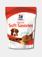 Premios-para-perros-con-crema-de-cacahuate-y-plátano-Natural-Soft-Savories-227-g-Hills