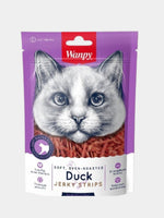 Snack-para-gatos-soft-duck-jerky-strips-80gr-Wanpy